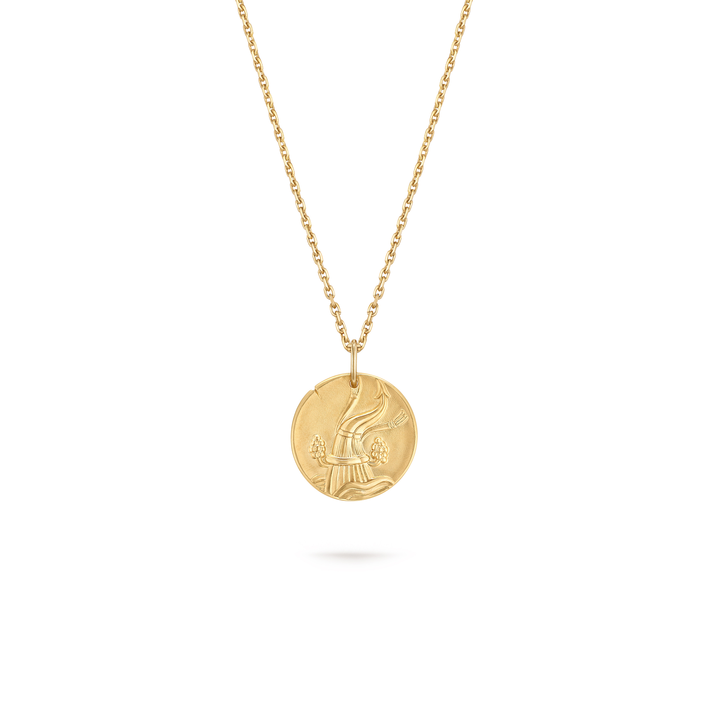 V*N CL*F arpels zodiaque medal aquarii (aquarius) - yellow gold  vcarp7su00